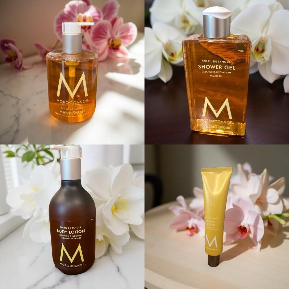 Moroccanoil Soleil De Tanger Lotion, Shower Gel, Hand Ceam & Lotion Set